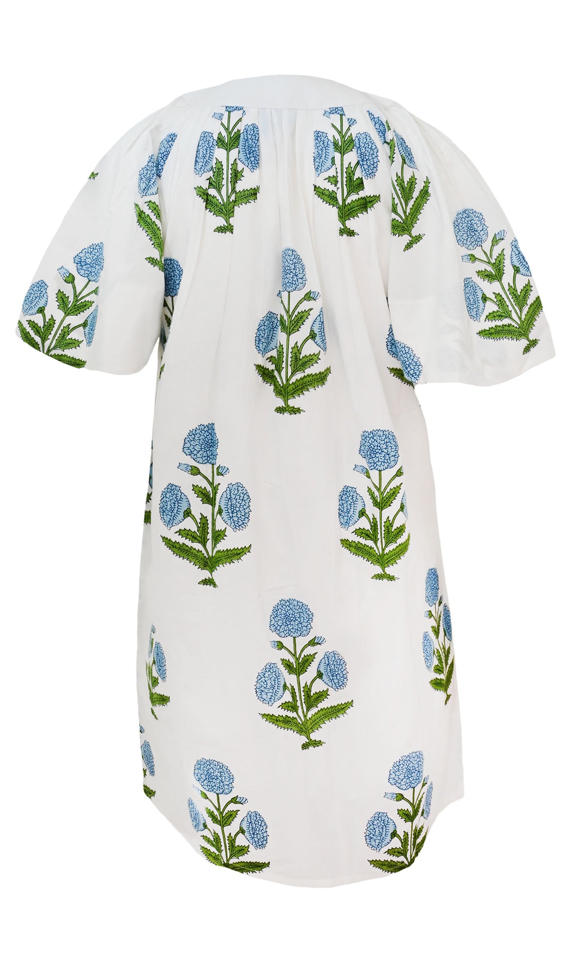Hydrangeas Short Dress