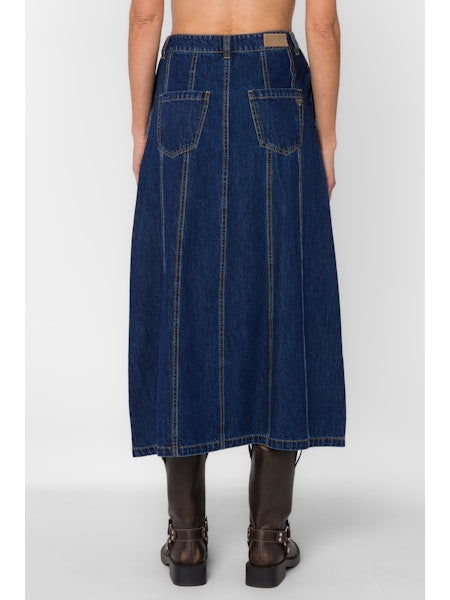 Dark Denim Skirt