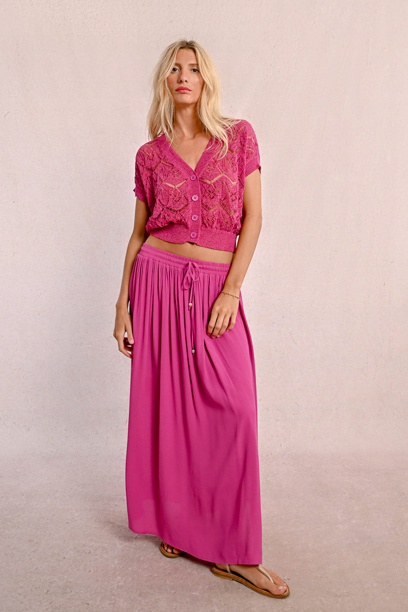 Purple Sprung Skirt