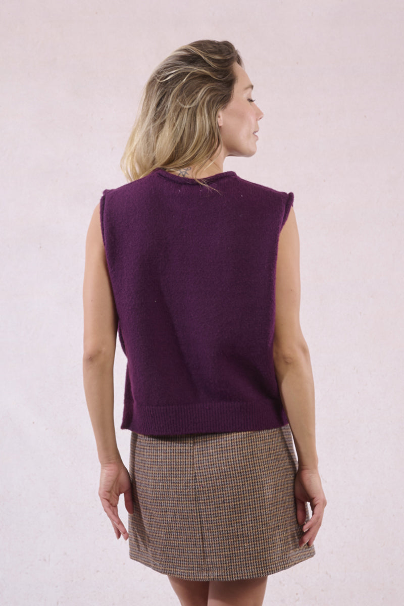 Autumn Purple Sweater