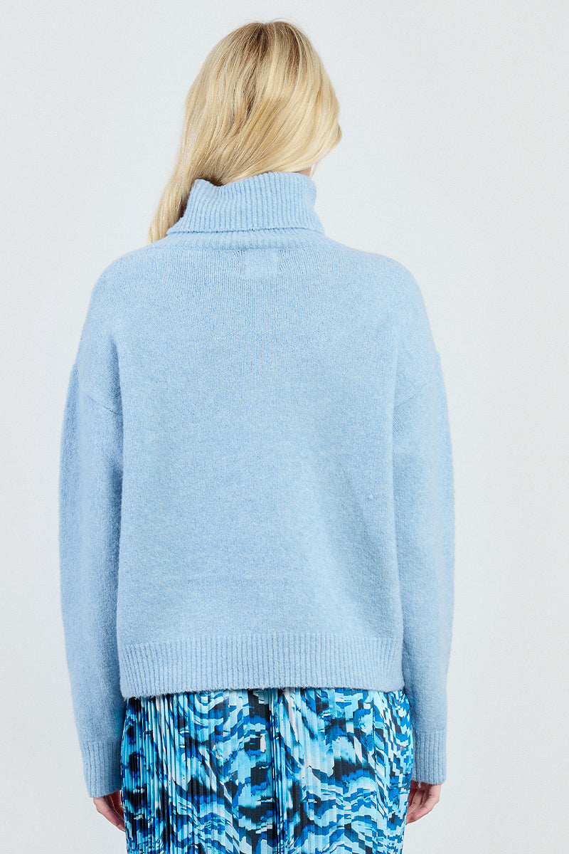 Bashful Blue Sweater