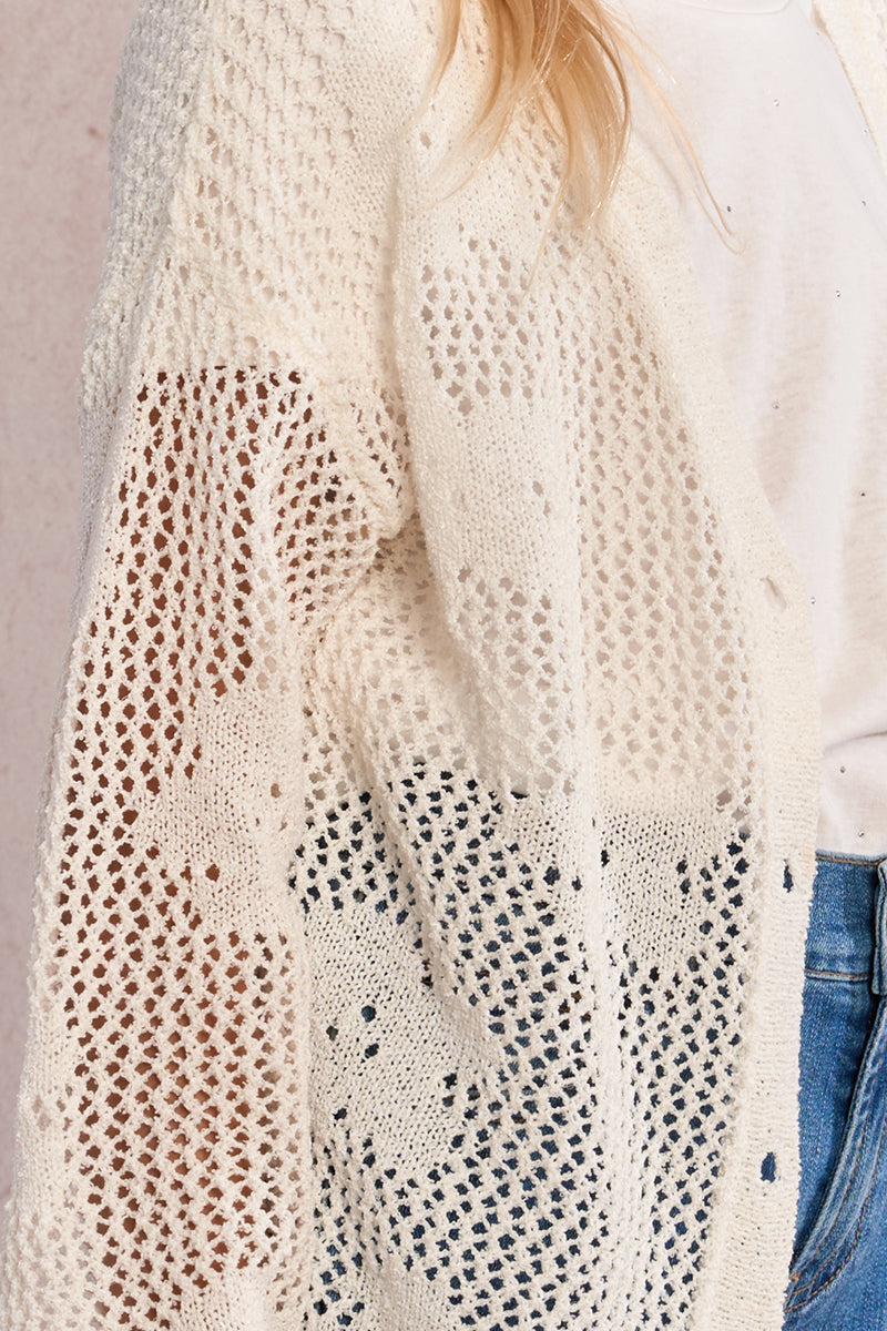 Girls Crochet Cardigan