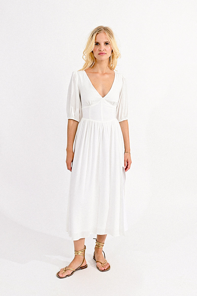 Tuscany White Dress