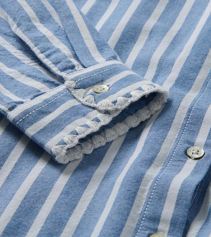 Striped Shirt Dress