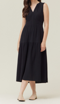 Gauze Midi Dress
