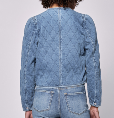 Quilted Denim Jacket