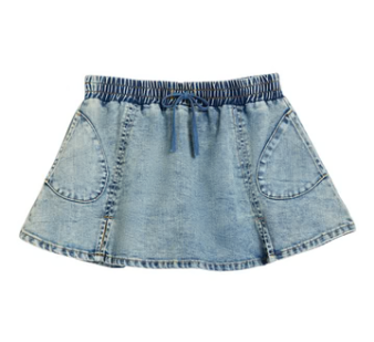 Girls Denim Skort
