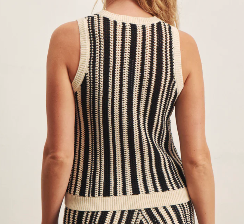 Stripe Sweater Tank
