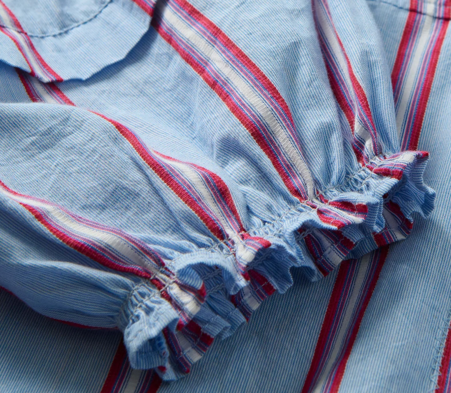 Chambray Rainbow Blouse