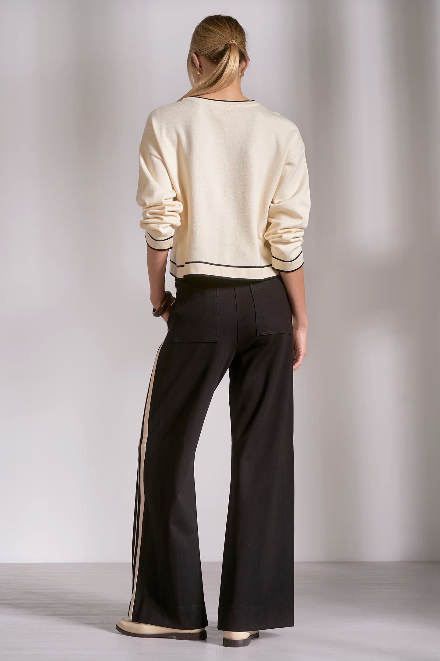 Contrast Sweater