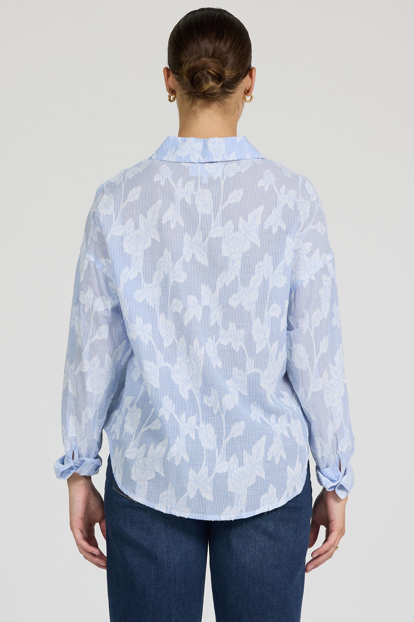 Floral Stripe Blouse