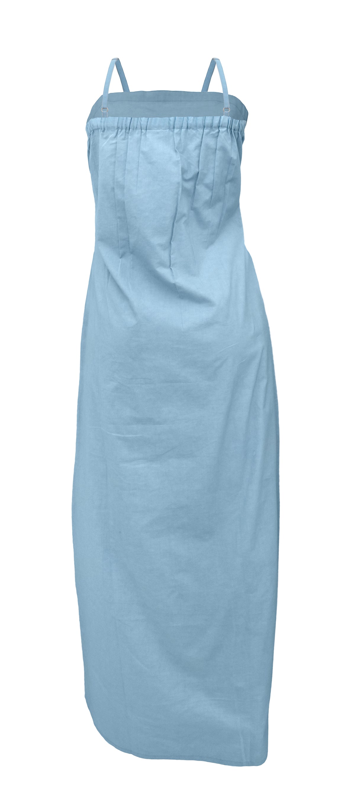 Blue Hydrangeas Maxi Dress