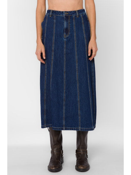 Dark Denim Skirt