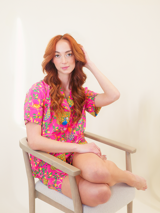 Peacock PJ Set