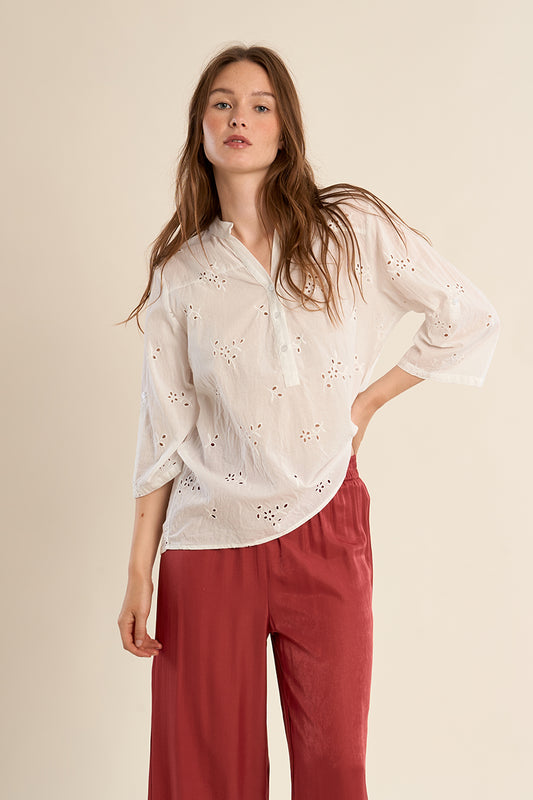 Eyelet Tunic