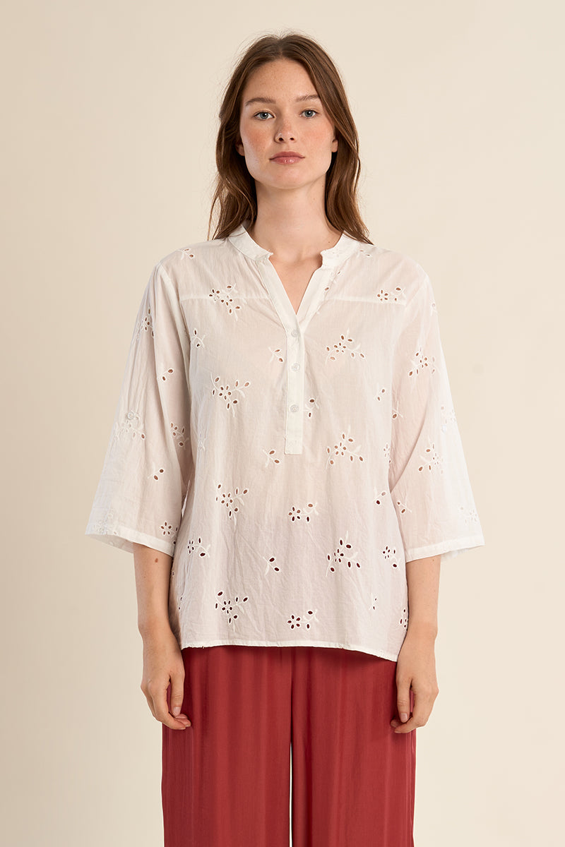 Eyelet Tunic