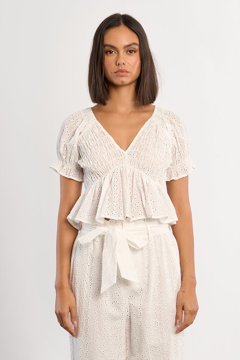 Summery Ruched Top