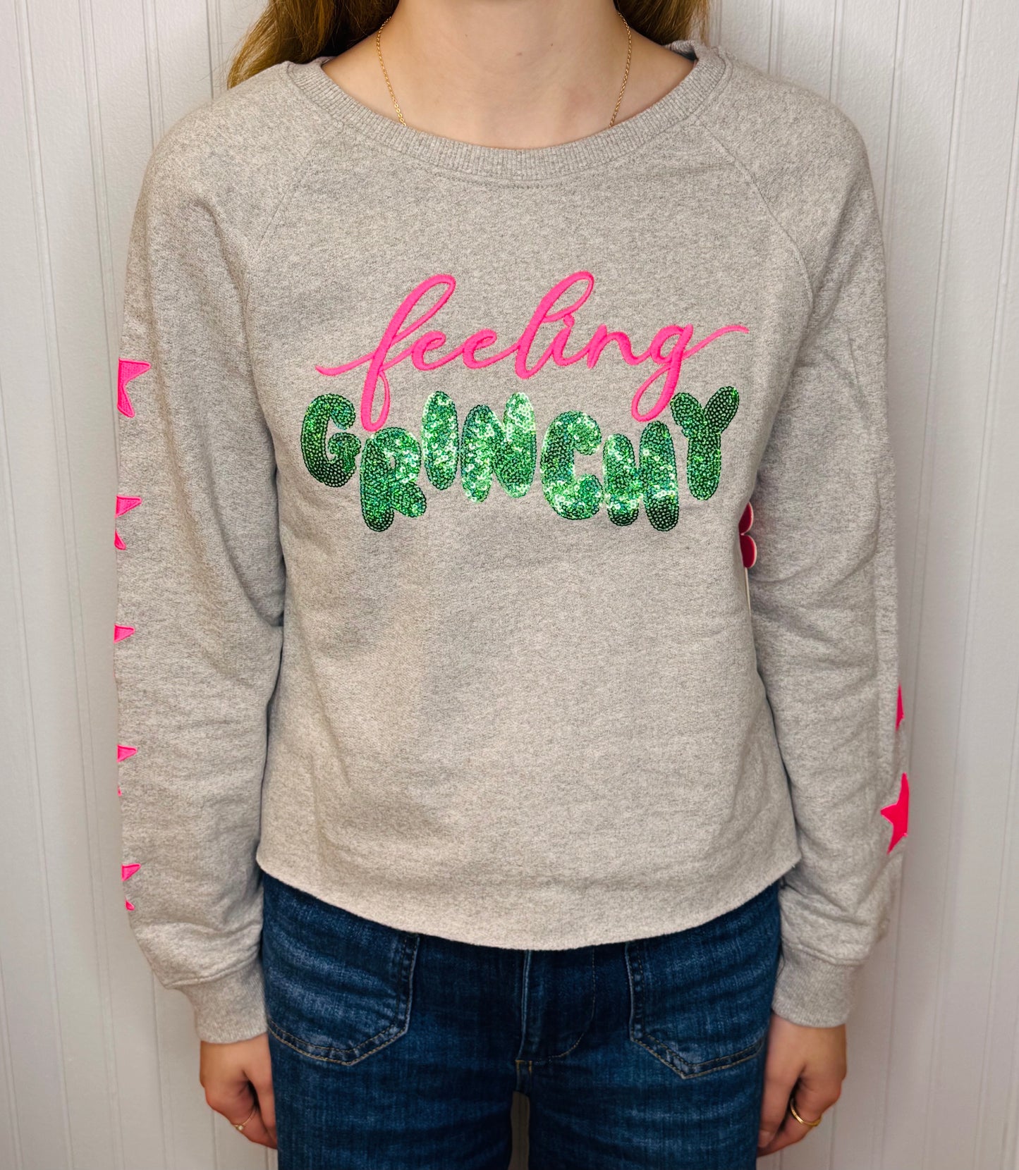 Girls Grinchy Sweatshirt