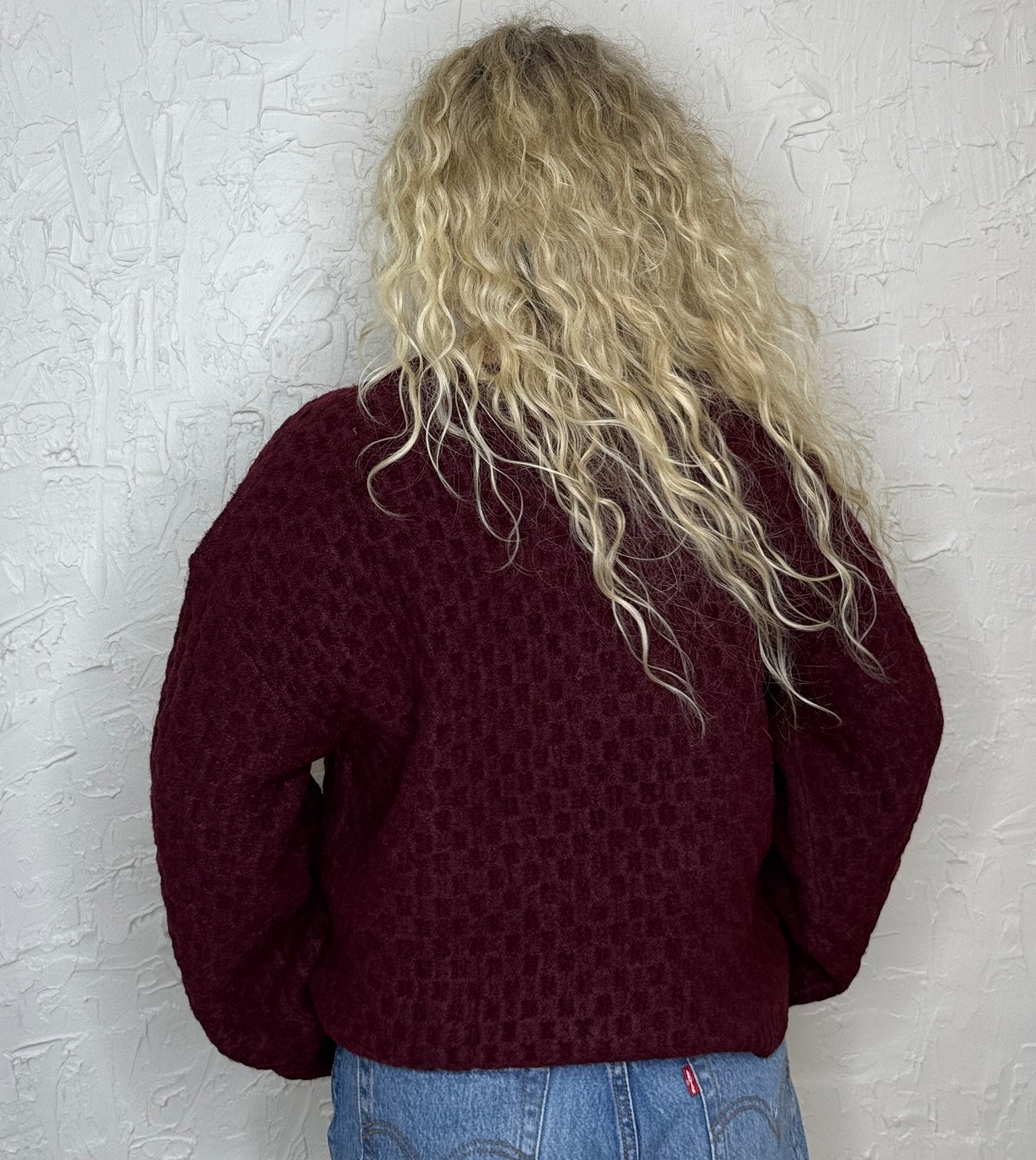 Plum Wine Sweater