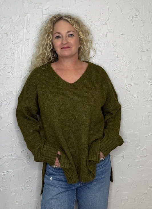 Dark Moss Sweater