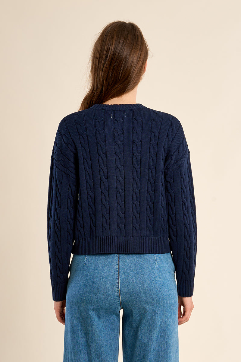 Marine Blue Cardigan