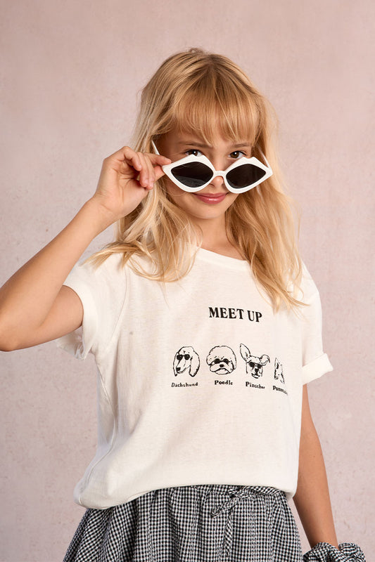 Girls Dog Tee