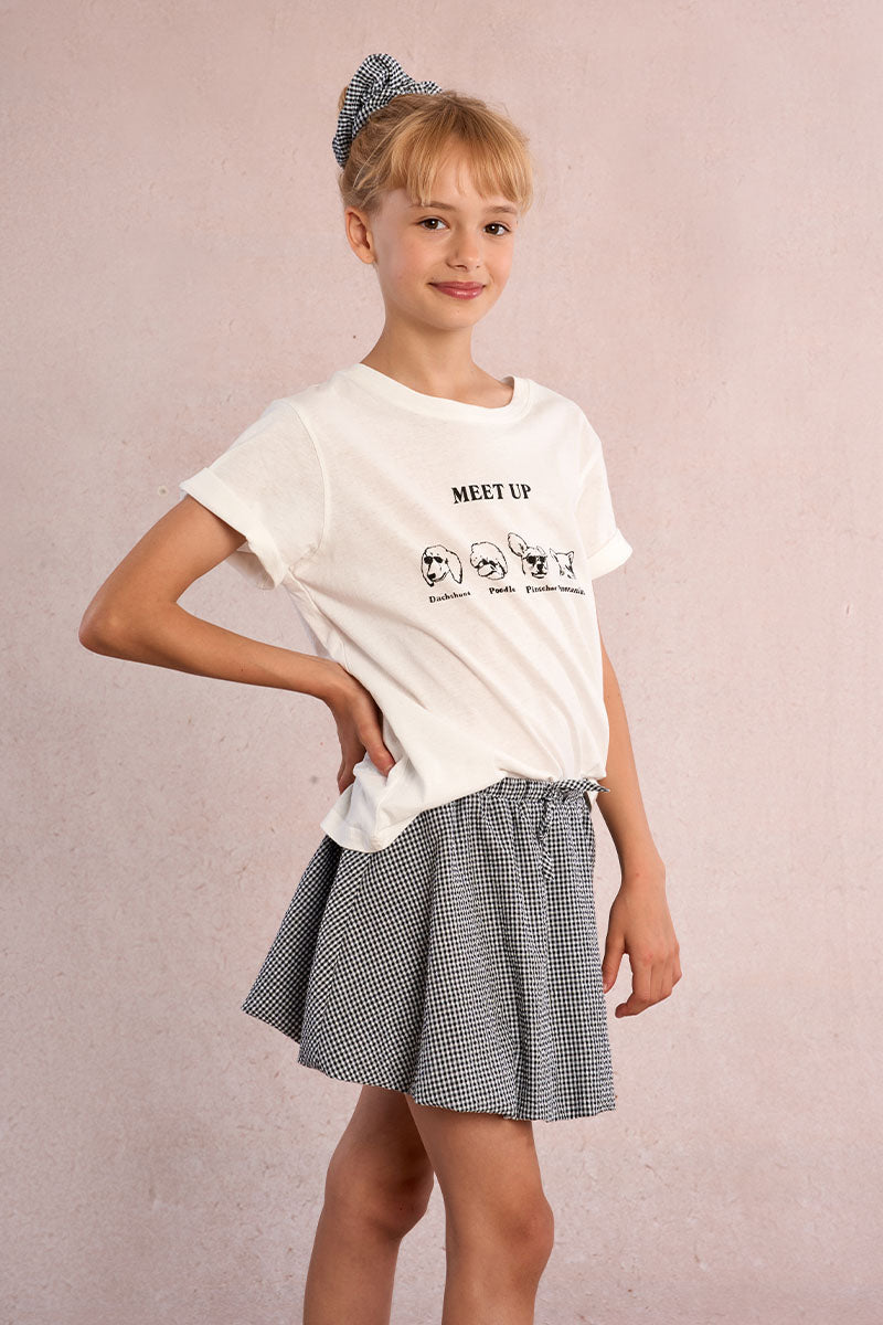 Girls Dog Tee