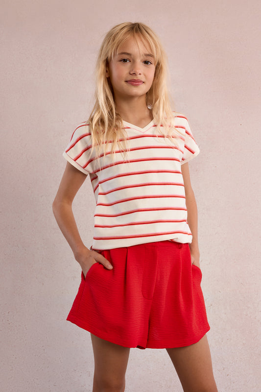 Girls Stripe Tee
