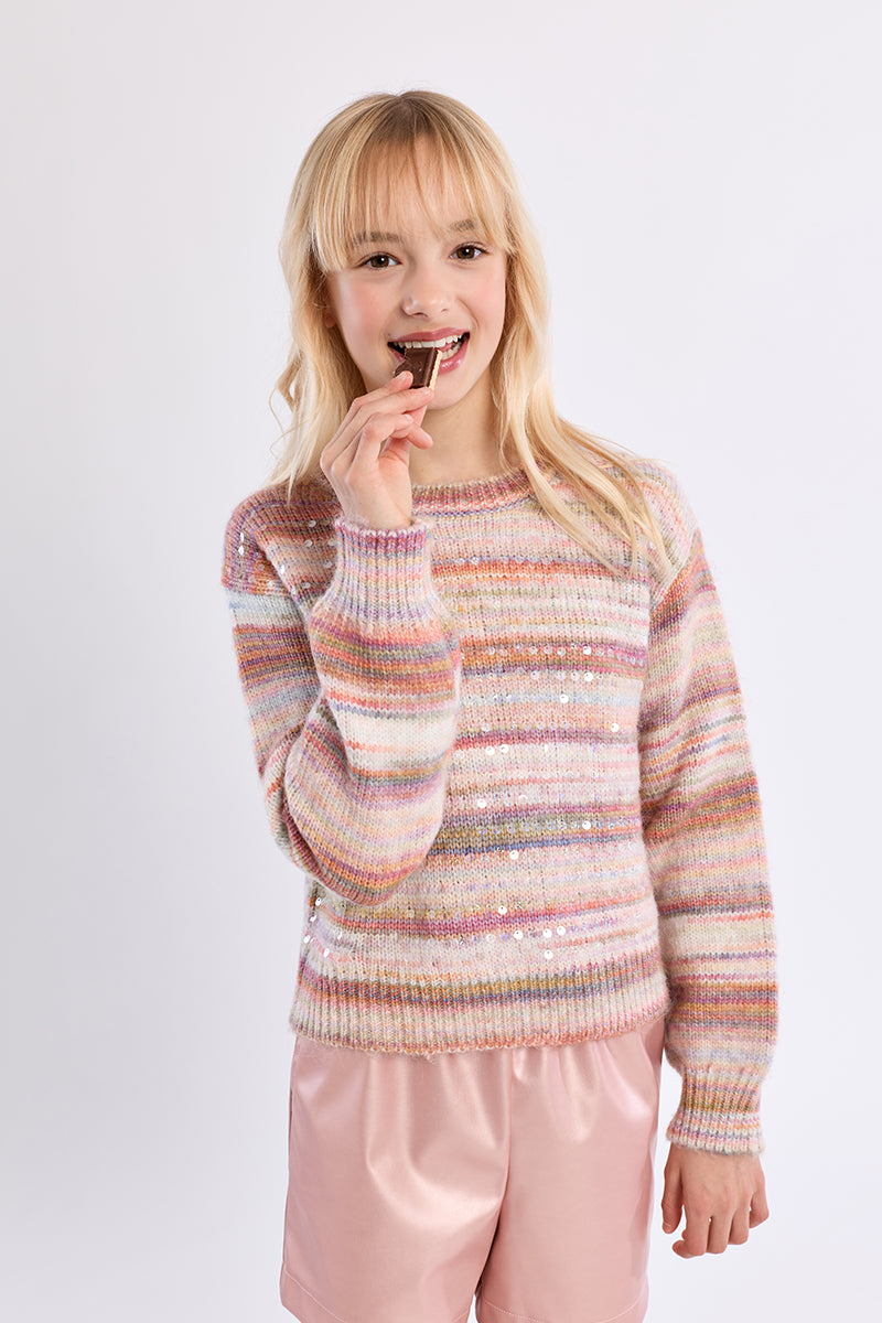 Girls Sequin Sweater