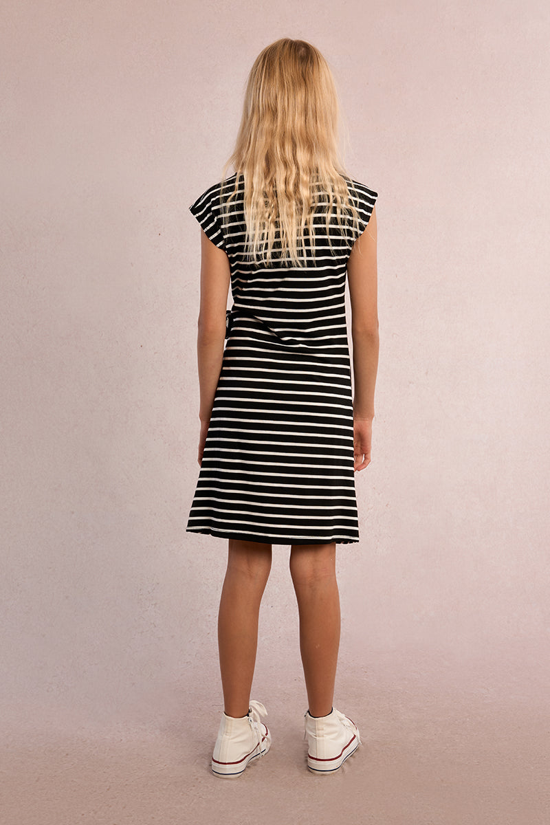 Girls Stripe Tie Dress
