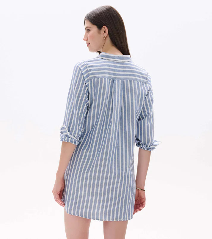 Striped Shirt Dress
