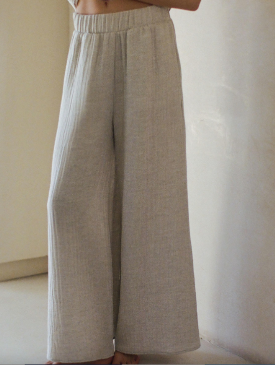 Linen Grey Pants