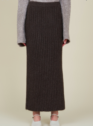 Dark Umber Sweater Skirt