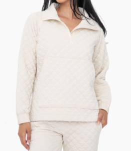 Cozy Quilted Pullover