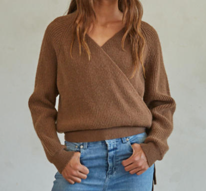 Morning Coffee Wrap Sweater