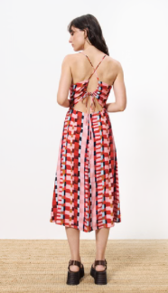 Rouge Print Dress
