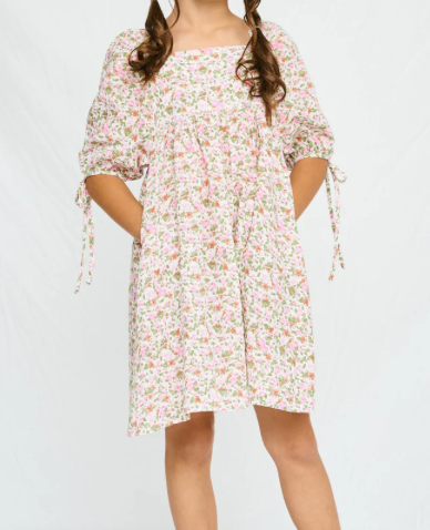 Girls Floral Tunic Dress
