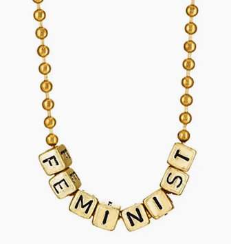 Girls Feminist Necklace