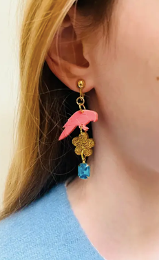 Birds of a feather earrings