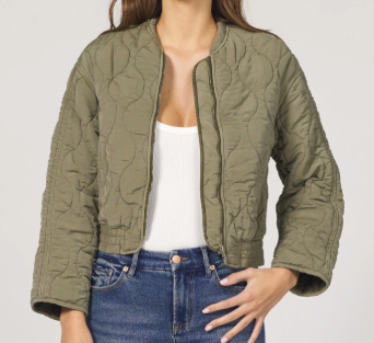 Olive Zip-up