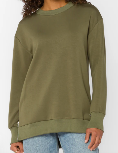 Elevated Zipper Top