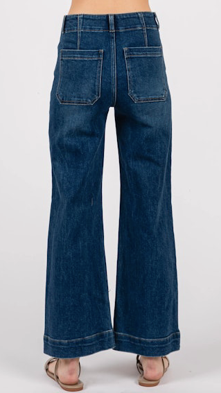 Darted Jeans