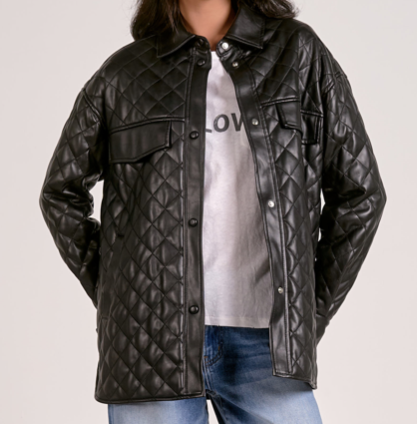 Black Quilted Jacket