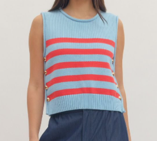 Misty Blue Sweater