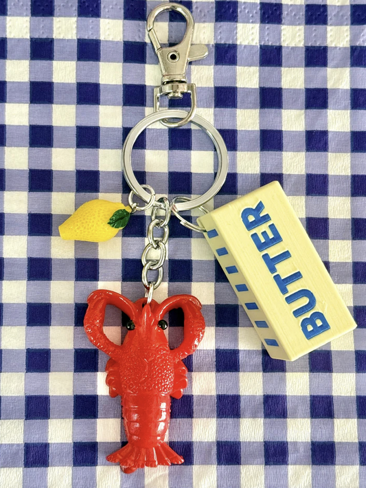 Lobster Keychain Charm