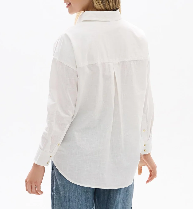 Linen Button Down