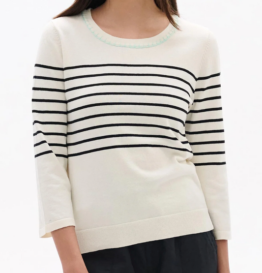 Black Stripe Top