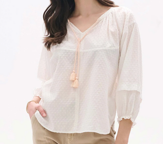 Blush Dot Blouse
