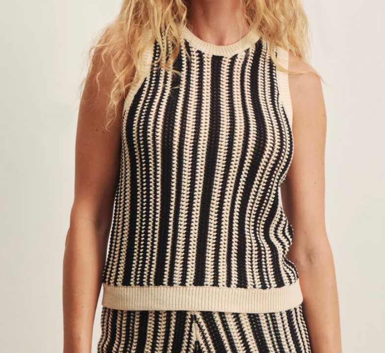 Stripe Sweater Tank