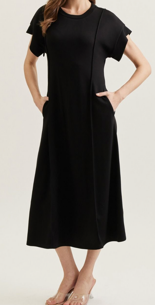 Panel Midi Dress